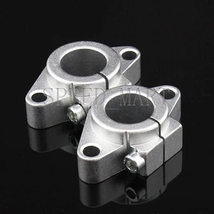 2 PIEZAS SHF20 20 mm Soporte de varilla de aluminio Eje de riel lineal Soporte Rodamiento CNC - Imagen 1 de 4