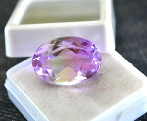 13.45 Ct Shiny Certified Topaz VS AA+ Oval Cut for Pendant & Ring Gemstone T453 - Picture 1 of 8