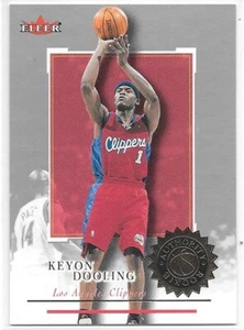 KEYON DOOLING ROOKIE SERIAL /650 2000-01 FLEER AUTHORITY 127 CLIPPERS MISSOURI - Picture 1 of 1