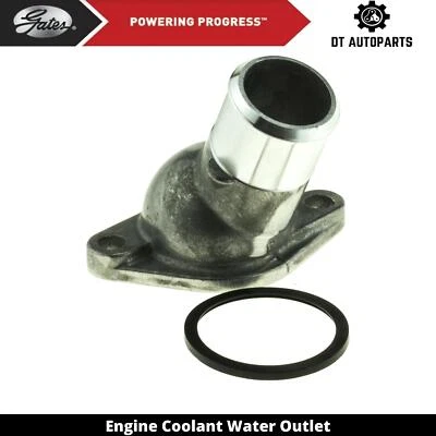For 1987-1991 GMC R2500 Suburban 5.7L V8 GAS Engine Coolant Water Outlet Gates - Image 1 of 4