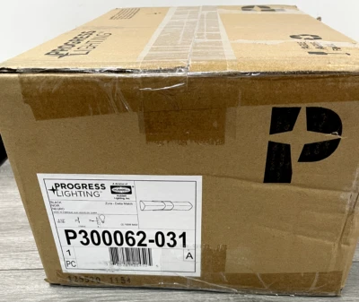 Progress Lighting P300062-031 Zura 2 Light 21" Tall Bathroom Sconce - Black - Image 1 of 4