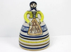 Cerámica Vintage España Campana Dama La Menora Talavera Terra Cotta Artesania - Imagen 1 de 8