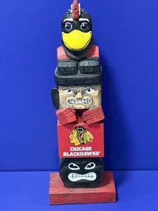 Estatua/tótem de jardín Tótem Tiki de los Chicago Blackhawks - Imagen 1 de 11