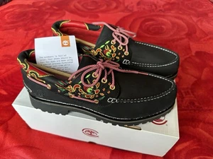 Timberland x CLOT Men’s Nubuck 3 Eye Boat Shoe In Size 10 - Picture 1 of 3