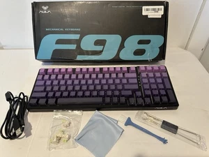 AULA F98 Mechanical Keyboard - 99 Keys - RGB - Gradient Purple - Picture 1 of 3