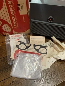 VINTAGE GAF ANSCOVISION 388 8mm SUPER-8 DUAL AUTOMATIC REEL TO REEL PROJECTOR - Picture 1 of 11