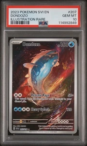 Dondozo 207/198 PSA 10 - 2023 Scarlet & Violet Base Set Illustration Rare - Picture 1 of 2