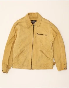 Chaqueta de cuero para hombre CHEVIGNON UK 38 mediana beige cuero DA31 - Imagen 1 de 7