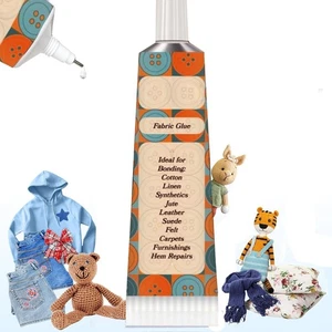 Extra Strong Quick Bond Fabric Glue 30ml - No Sew Adhesive - Picture 1 of 6
