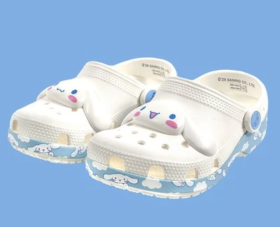 Zuecos clásicos Crocs x CINNAMOROLL Sanrio Hello Kitty & Friends C12 nuevos sin etiquetas Foto 1 de 4
