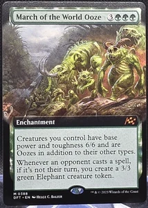 March of the World Ooze #388 Aetherdrift arte extendido regular raro - Imagen 1 de 2