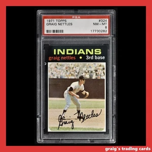 1971 Topps Graig Nettles #324 PSA 8 NM-MT - Bild 1 von 3