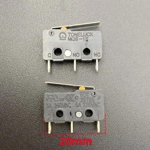 TONELUCK MQS-1S Micro Switch 3 Pins with Press Lever 5A 125VAC / 3A 250VAC - Picture 1 of 1