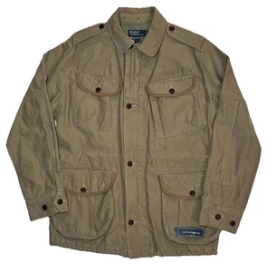 Giacca Paracadutista Polo Ralph Lauren Safari Military Chore Uomo L $395 nuova vintage - Foto 1 di 18