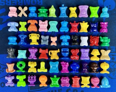 Classic GoGos Crazy Bones Things Complete Mixed Set of 60 Figures Rare Vintage - Image 1 of 4