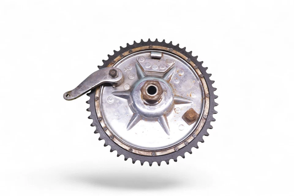 Harley Knucklehead Chopper El Panhead FLH rígido *2744A placa de tambor de freno trasero Foto 1 de 4