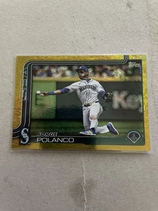 2025 Topps Serie 2 Jorge Polanco #361 Oro/50 Marineros - Imagen 1 de 2