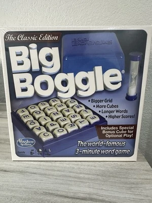 Big Boggle The Classic Edition Game NEW - Hasbro Gaming - Age 8+ Word Game - Image 1 of 2