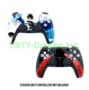 Set of 2 Anime Sasuke SKIN STICKER DECAL PS5 Controller - Picture 1 of 1