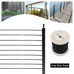 300ft Wire Rope Stainless Cable 1/8 Steel Cable Wire Rope Cable Railing Kit - Picture 1 of 14