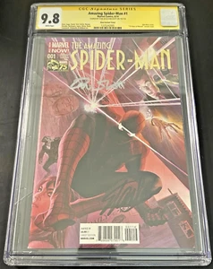 Amazing Spider-Man #1 CGC SS 9.8 Signed Stan Lee Dan Slott Alex Ross Variant - Picture 1 of 5