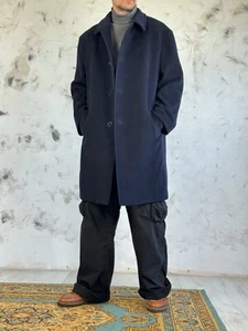 Vintage Marks Spencer Wool Coat Jacket Size L - XL - Picture 1 of 9