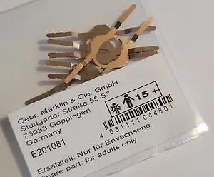 Märklin E201081 Axle Contact Leaf Springs Pickups for Passenger Car Lighting - Picture 1 of 6