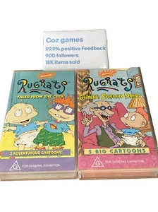 RUGRATS Tales From The Crib & Rugrats In Paris AUSTRALIAN VHS READ DESCRIPTION - Picture 1 of 13