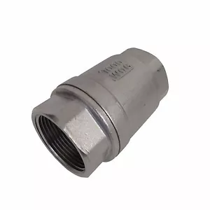 New ½” FNPT Spring Check Valve 304 SS (CF8) 1000 PSI WOG - Picture 1 of 5