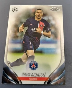 TOPPS CHROME UCC 23-24, KYLIAN MBAPPE, PSG PARIS, BASE - Picture 1 of 1