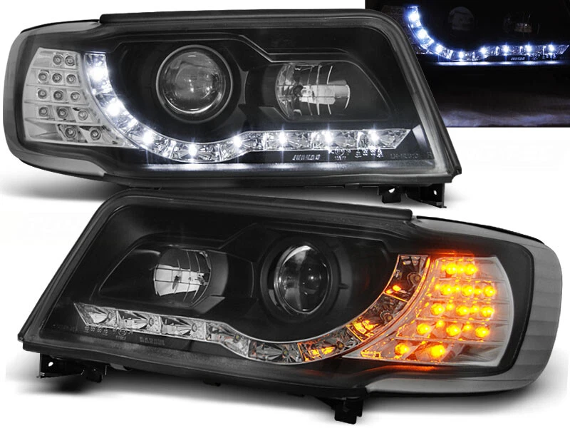 FAROS LED NEGROS AUDI 100 C4 1990 1991 1992 1993 1994 Foto 1 de 1