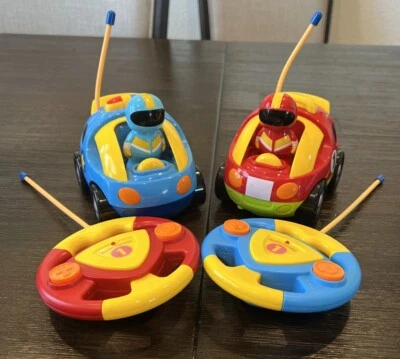 My First Cartoon RC Race Car Radio Remote Control Toy Toddlers Tested Lot Of 2 - Image 1 of 4