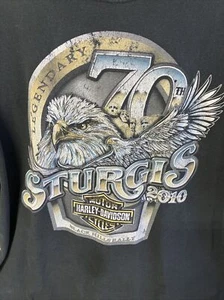 T-Shirt Harley Davidson Sturgis South Dakota Größe XL Motorrad. 2010 schwarz - Bild 1 von 13