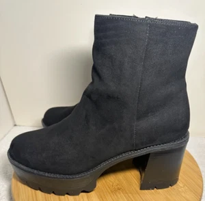 Wild Pair Margoee Black Ankle Boots Women's Size 9.5 Medium - Picture 1 of 10
