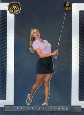 2021 Super Glow Sports Inaugural PAIGE SPIRANAC 1st Ever Base Silver Card #5 - Image 1 of 2