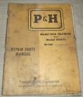 P&H Harnischfeger 155A 155Atc Crawler & Camión Crane Partes Manual Libro