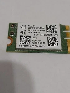 Scheda Wireless WIFI Bluetooth 04X6022 QCNFA335 Lenovo Ideapad Flex2 15D G50  - Imagen 1 de 1