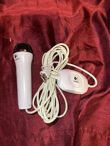 Logitech White Microphone For PS2 PS3 XBOX 360 Wii USB Cord - Picture 1 of 1