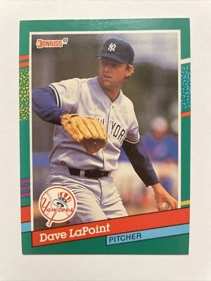 Dave LaPoint 1991 Donruss   #481  New York Yankees MLB - Image 1 of 2