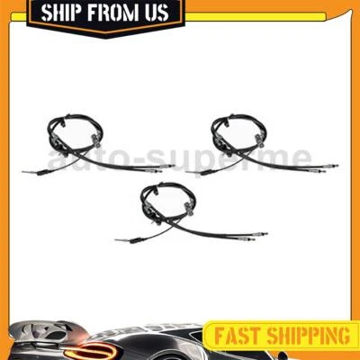 Kit de cable de freno de estacionamiento delantero trasero 3x para 2004 2005 2006 2007 2008 Mazda 3 2,3 L Foto 1 de 4