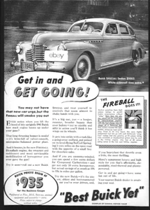 BUICK AUTO 1940 EINSTEIGEN UND LOSLEGEN SONDERLIMOUSINE FÜR $1052 FEUERSTEIN, MI AD - Bild 1 von 1