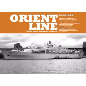 Orient Line SS Oriana Art Print - Passenger Liner 1960-86 Ship - 3 sizes poster - Picture 1 of 5