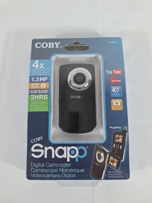 Videocámara digital Coby Snap 4x zoom digital 1,8" modelo LCD CAM3002 - totalmente nueva Foto 1 de 2
