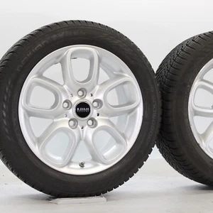 Original MINI F55 F56 F57 Winterräder 16 Zoll 494 Loop Spoke 7,5mm DOT21 RDC FRT - Bild 1 von 10