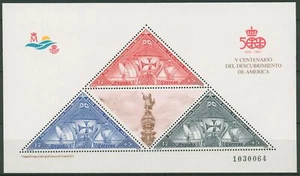 España 1992 Descubrimiento América Santa María Bloque 42 MNH (C91665) - Imagen 1 de 1