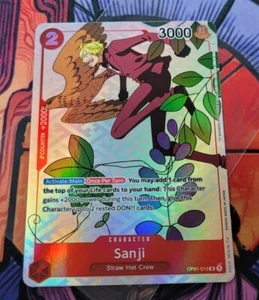 Sanji Gift OP01-013 Gift Collection 2023 Alternate Art Promo Rare One Piece Card - Picture 1 of 2
