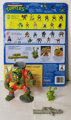 忍者神龟 Muckman And Joe 眼球 完整 1990 年 TMNT 无渗出 — 第 1/4 张图片