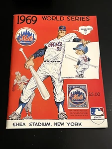 1994 25h Anniversary New York Mets 1969 World Series Reproduction Program - Picture 1 of 9