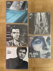 Peter Gabriel lot de 5 albums vinyles 33 tours (5 original vinyl LPs bundle) - Bild 1 von 2