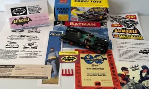 Original 2nd Issue 267 Corgi Batmobile with Fantasy Box &Collection of Extras! - Picture 1 of 6